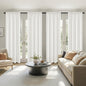 MIULEE Black Blackout Curtains 63 Inch Length for Bedroom Set of 4 Panels
