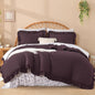 Litanika 7Pcs Full Ruffled Sage Green Comforter Set with Floral Sheets