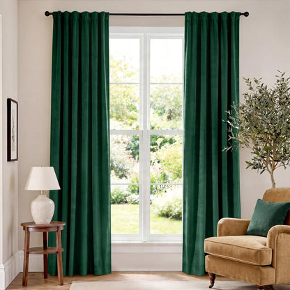 Lazzzy Blackout Curtains Thermal Insulated Curtains Room Window Drapes Super Soft Luxury Curtains for Living Room Bedroom Rod Pocket 2 Panels, 96 Inch Lined | Beige