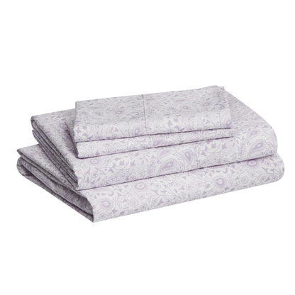Amazon Basics Lightweight Super Soft Easy Care Breathable Microfiber 4 Piece Bed Sheets Set with 14-Inch Deep Pockets, Full, Navy Blue, Solid