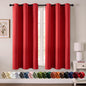 MIULEE Blackout Curtains for Bedroom 2 Panels 40 x 84 Inch Long Black