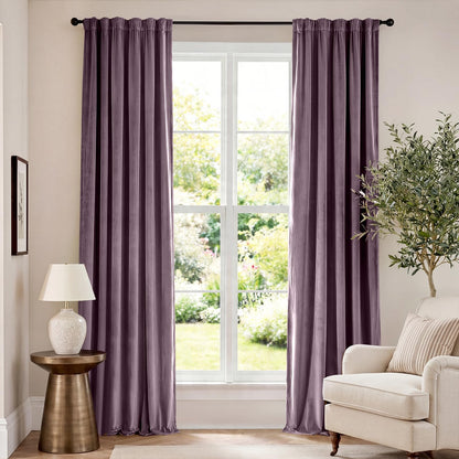 Lazzzy Blackout Curtains Thermal Insulated Curtains Room Window Drapes Super Soft Luxury Curtains for Living Room Bedroom Rod Pocket 2 Panels, 96 Inch Lined | Beige