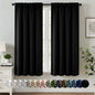 MIULEE Halloween Black Blackout Curtains for Bedroom Room 40"x63" 2 Panels