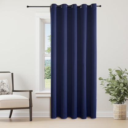 ChrisDowa Blackout Curtains Door Curtain for Doorway Privacy Closet Drapes