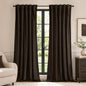 MIULEE Velvet Curtains 52x84 inches 2 Panels Olive Green Blackout Curtains