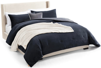 UGG Remina Queen Comforter Set with Throw Blanket & Pillow, 5-Piece, Beige