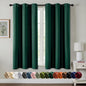 MIULEE Blackout Curtains for Bedroom 2 Panels 40 x 84 Inch Long Black