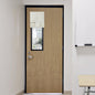 RYB HOME Blackout French Door Curtain, No Drill, W26 x L69, Black, 1 Panel