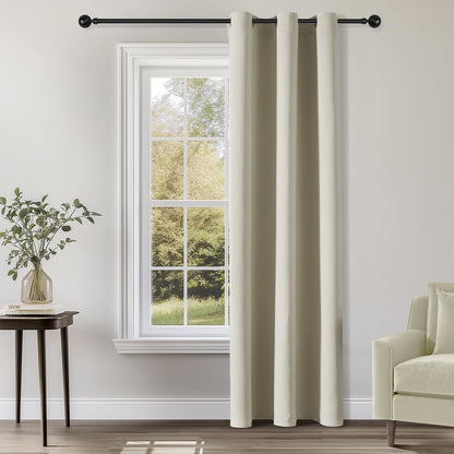 ChrisDowa Blackout Curtains Door Curtain for Doorway Privacy Closet Drapes