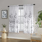 HOMEIDEAS Kitchen Curtains, Short Non-See-Through Privacy Curtains 30"X36"