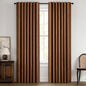 MIULEE 100% Blackout Linen Curtains for Bedroom 42 x 84 Inch Ivory 2 Panels