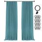 INOVADAY 100% Blackout Curtains for Bedroom Black Out Curtains 84 Inch Long
