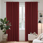 Joydeco Blackout Curtains for Bedroom, Black out curtains 96 inch long 2 Panels, Long Black Drapes with Rod Pocket Back Tab, Room Darkening Noise Reducing & Wrinkle-Free Drapes for Living Room Windows