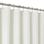 2-in-1 Waterproof Fabric Shower Curtain - No Separate Liner Needed, Hotel-Style Waffle Weave, Effortless Cleaning & Washable Bathroom Shower Curtain Set,72Wx72H,White