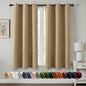 MIULEE Blackout Curtains for Bedroom 2 Panels 40 x 84 Inch Long Black