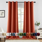 MIULEE Blackout Curtains for Bedroom 2 Panels 40 x 84 Inch Long Black