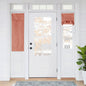 RYB HOME Blackout French Door Curtain, No Drill, W26 x L69, Black, 1 Panel