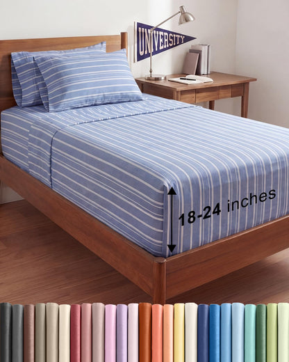 CGK Extra Deep King Sheet Set - 6pc Cooling Sheets - White