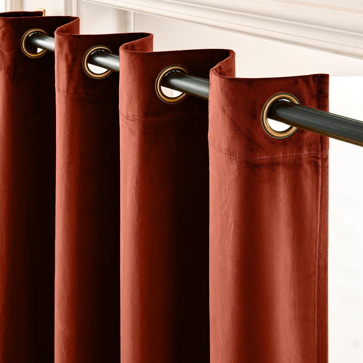 Lazzzy Blackout Curtains Thermal Insulated Curtains Room Window Drapes Super Soft Luxury Curtains for Living Room Bedroom Rod Pocket 2 Panels, 96 Inch Lined | Beige