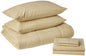 Full Size Comforter Set with Sheets - 7-Piece Bedding Collection - 1 Comforter, 1 Fitted Sheet, 1 Flat, 4 Pillowcases - Deep Pocket - Soft & Breathable Premium Quality - Ideal for All Seasons, Gray