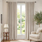 Lazzzy Blackout Curtains Thermal Insulated Curtains Room Window Drapes Super Soft Luxury Curtains for Living Room Bedroom Rod Pocket 2 Panels, 96 Inch Lined | Beige