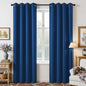 Joydeco Blackout Curtains for Bedroom 84 Inch - Black Out Curtains with Grommets Thermal Insulated Room Darkening Light Blocking, Noise Reducing & Wrinkle-Free Drapes for Living Room Windows, 2 Panels