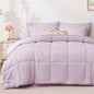 Love's cabin Full Comforter Set Black, 7 Pieces Full Bed in a Bag, All Season Bedding Sets with 1 Comforter, 1 Flat Sheet, 1 Fitted Sheet, 2 Pillowcase and 2 Pillow Sham