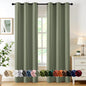 MIULEE Blackout Curtains for Bedroom 2 Panels 40 x 84 Inch Long Black