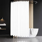 Barossa Design Waffle Weave White Shower Curtain Hotel, Standard Size