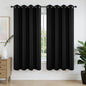 Joydeco Blackout Curtains for Bedroom 84 Inch - Black Out Curtains with Grommets Thermal Insulated Room Darkening Light Blocking, Noise Reducing & Wrinkle-Free Drapes for Living Room Windows, 2 Panels