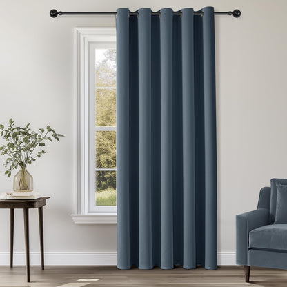 ChrisDowa Blackout Curtains Door Curtain for Doorway Privacy Closet Drapes