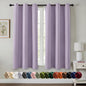 MIULEE Blackout Curtains for Bedroom 2 Panels 40 x 84 Inch Long Black