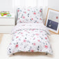 david's kids 4 Piece Toddler Bedding Set - Soft Breathable Toddler Bedding Set for Boys Girls, Includes Quilted Comforter, Flat Sheet, Fitted Sheet and Pillowcase, Dinosaur Navy