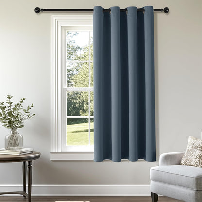 ChrisDowa Blackout Curtains Door Curtain for Doorway Privacy Closet Drapes