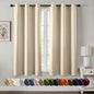 MIULEE Blackout Curtains for Bedroom 2 Panels 40 x 84 Inch Long Black