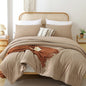 ROSGONIA King Size Comforter Set Olive Green, 3pcs (1 Boho Comforter & 2 Pillowcases), Lightweight Bedding Blanket All Season Bedspreads Quilt