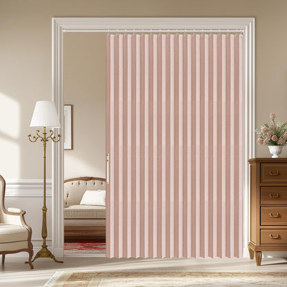 AJAZZ Blackout Accordion Door Magnetic Door Curtain Folding Closet Doors Curtain Invisible for Bedroom Room Living Room Doorway, Grey 42" W x 78" L, 1 Panel