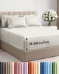 CGK Extra Deep King Sheet Set - 6pc Cooling Sheets - White