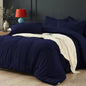 Queen Comforter Set 7 Piece - Black Soft Bed in a Bag Queen Size Comforter Sets, Lightweight Bedding Sets with Down Alternative Comforter, Flat Sheet, Fitted Sheet, 2 Pillowcases & 2 Shams