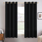 MIULEE 100% Blackout Linen Curtains for Bedroom 52x84 Inches Natural Beige