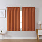Chyhomenyc 2 Panels White Kitchen Curtains 36 Inch Length Tier Curtain