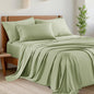 Shilucheng 6 Piece Queen Sheet Sets, Cooling Sheets, Dark Grey
