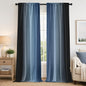 Burnt Orange Curtains 84 Inch Length for Living Room,2 Panels
