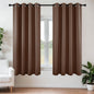 Joydeco Blackout Curtains for Bedroom 84 Inch - Black Out Curtains with Grommets Thermal Insulated Room Darkening Light Blocking, Noise Reducing & Wrinkle-Free Drapes for Living Room Windows, 2 Panels
