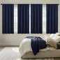MIULEE Black Blackout Curtains 63 Inch Length for Bedroom Set of 4 Panels