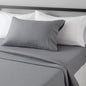 Amazon Basics Lightweight Super Soft Easy Care Breathable Microfiber 4 Piece Bed Sheets Set with 14-Inch Deep Pockets, Full, Navy Blue, Solid