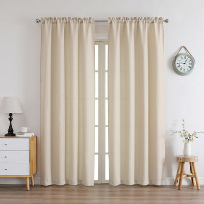 Chyhomenyc 2 Panels White Kitchen Curtains 36 Inch Length Tier Curtain