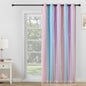 XiDi Blackout Curtains for Girls Bedroom Decor Pink Kids Rainbow Curtains