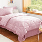 CozyLux Full Comforter Set 82"x86" Burgundy - 7 Piece Bed in a Bag