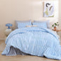 weigelia Pink Comforter Set Full Size, All Season Lightweight Bedding Set